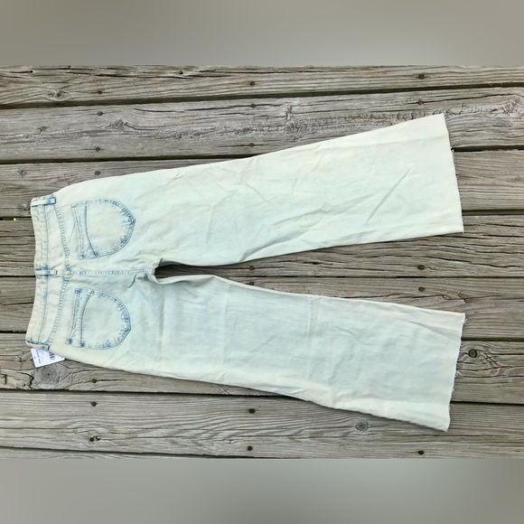 NEW Ladies FREE PEOPLE Gold Coast Light Denim Button Fly Jeans Pants Size 29 - Picture 9 of 12